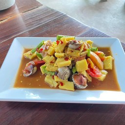 หน่อไม้ปูปลาร้าหอยแครง