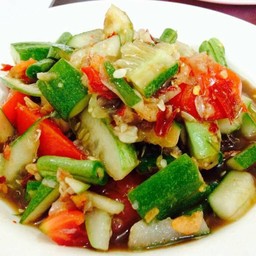 [อร่อยซ่ากับโค้ก] ตำแตง +  โค้ก ออริจินัล (กระป๋อง) 