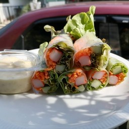 ยำผลไม้ สลัด โรตี #The pt @home