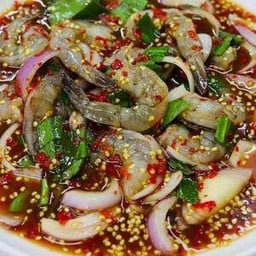 [อร่อยซ่ากับโค้ก] ตำกุ้งสด +  โค้ก ออริจินัล (กระป๋อง) 
