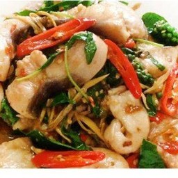 ปลาคังผัดฉ่า