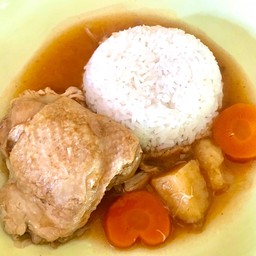 ข้าวไก่น้ำแดง