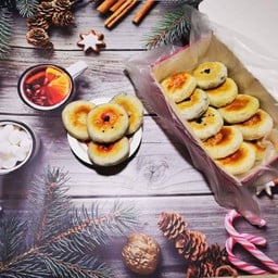 ขนมเปี๊ยะปิ้งไส้รวมมังสวิรัส(ไม่เอาไส้ฟัก)