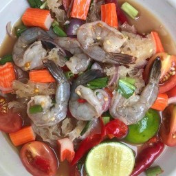 ยำปลาร้าอุบล แซ่บปากโป - อ่อนนุช
