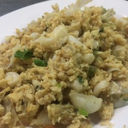 ไข่ผัดกะเทียมดอง