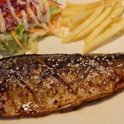 สเต็กปลาซาบะย่างซอสเทริยากิ