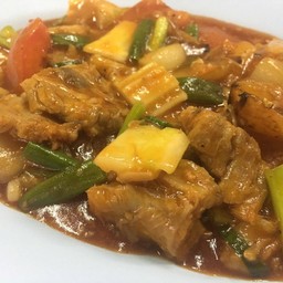 ชี่โครงผัดซอสเปรี้ยวหวาน