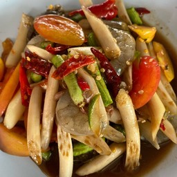 ตำไหลบัวกุ้งสด