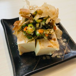 DASHI YAKKO ( Cold tofu with pickles vegetables )