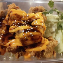 ไก่ป๊อบหม่าล่าชีสเยิ้ม