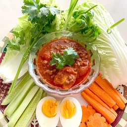 รดา น้ำพริกอ่อง + สุกี้โรล + เมี่ยงหมูสามชั้น