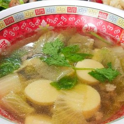 แกงจืดเต้าหู้หมูสับ