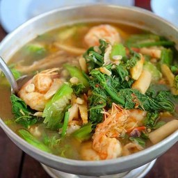 แกงเลียงกุ้งสด