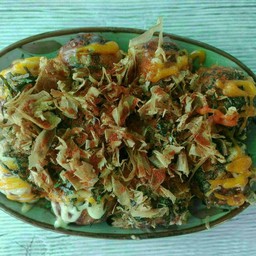 ทาโกะยากิ  ไส้รวม  ชุดกลาง  10 ลูก