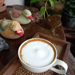 คาปูชิโน่ร้อน