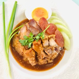 ร้านข้าวหมูแดงหมูกรอบเทวดา
