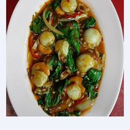 พริกเผาหอยเชลล์