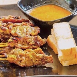 สะเต๊ะเนื้อ15 ไม้ (beef satay 15)