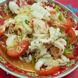 ตำมาม่าทะเล