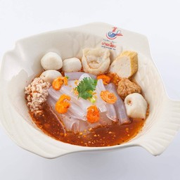 เซี๊ยงไฮ้ต้มยำหมูสับมะนาว