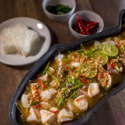 หมึกนึ่งมะนาว