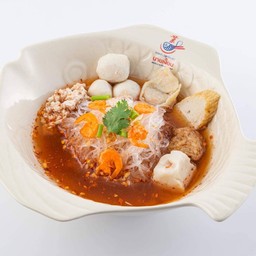 วุ้นเส้นต้มยำหมูสับมะนาว