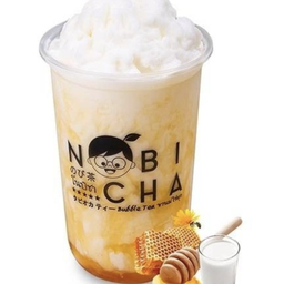 นมสดน้ำผึ้งปั่น