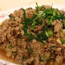 ลาบเนื้อสุก ขมหรือไม่ขม