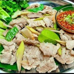 หมูลวกจิ้ม