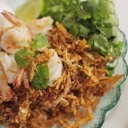 ยำหัวปลีทอด