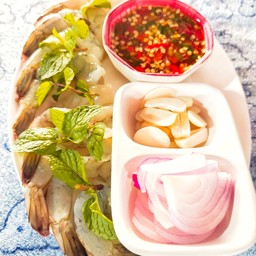 กุ้งแช่น้ำปลา