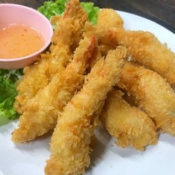 กุ้งชุปแป้งทอด(กุ้งล้วน)