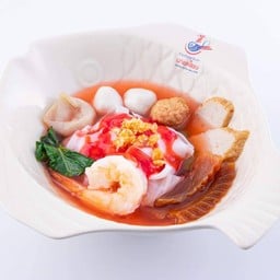 เส้นใหญ่เย็นตาโฟกุ้งสด