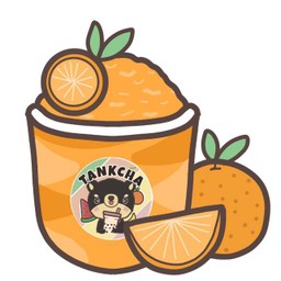 ส้มสดปั่น Orange  smoothie