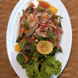 ยำกุ้งสด