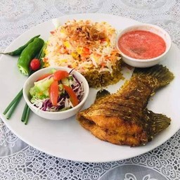 ข้าวบูรยาณี+ปลากะพง