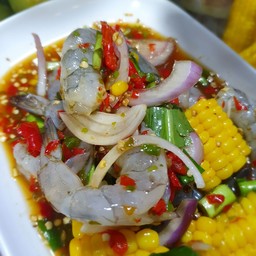 ยำกุ้งสด