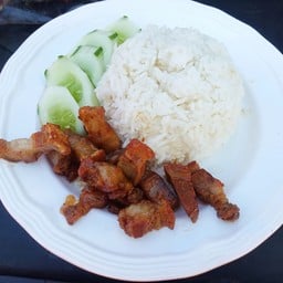 หมูกรอบน้ำมันหอย