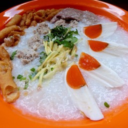 โจ๊กหมู+ไข่เค็ม (พิเศษ)