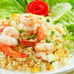 ข้างผัด กุ้ง 1ถาด