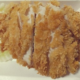 ข้าวหมูทอดกรอบซอสเกาหลี