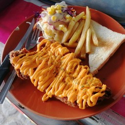 สเต็กไก่ทอดซุปเปอร์ชีส