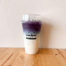 อัญชันนมสด