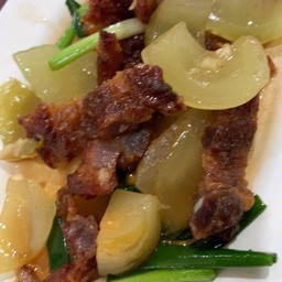 หมูทอดผัดเกี๊ยมฉ่าย