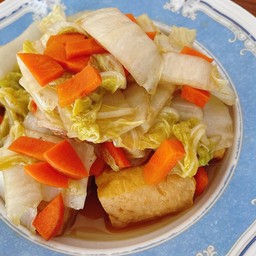 เต้าหู้ผัดผักกาดขาว