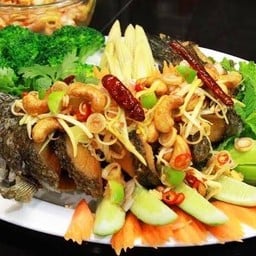 ปลาช่อนลุยสวน