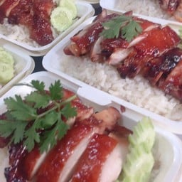 ข้าวหน้าไก่ย่างพิเศษ(ข้าวสวย)