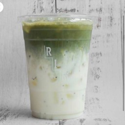 มัทฉะลาเต้ (เย็น)