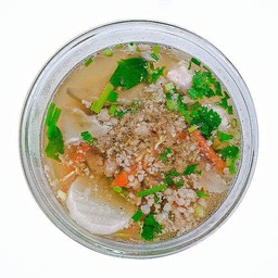 ข้าวต้ม ( ไม่ ใส่ เนื้อ สัตว์ )