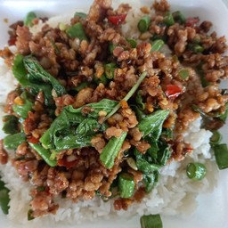 ข้าวกระเพราหมูสับ